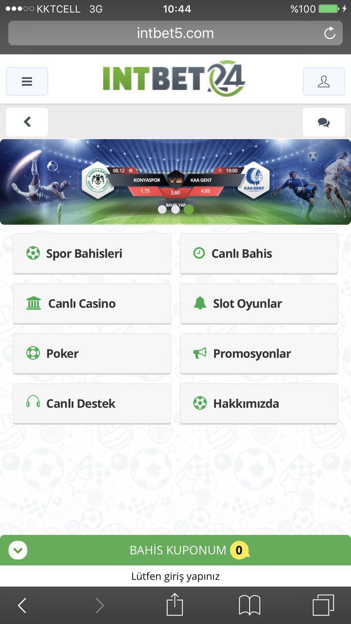 intbet mobil